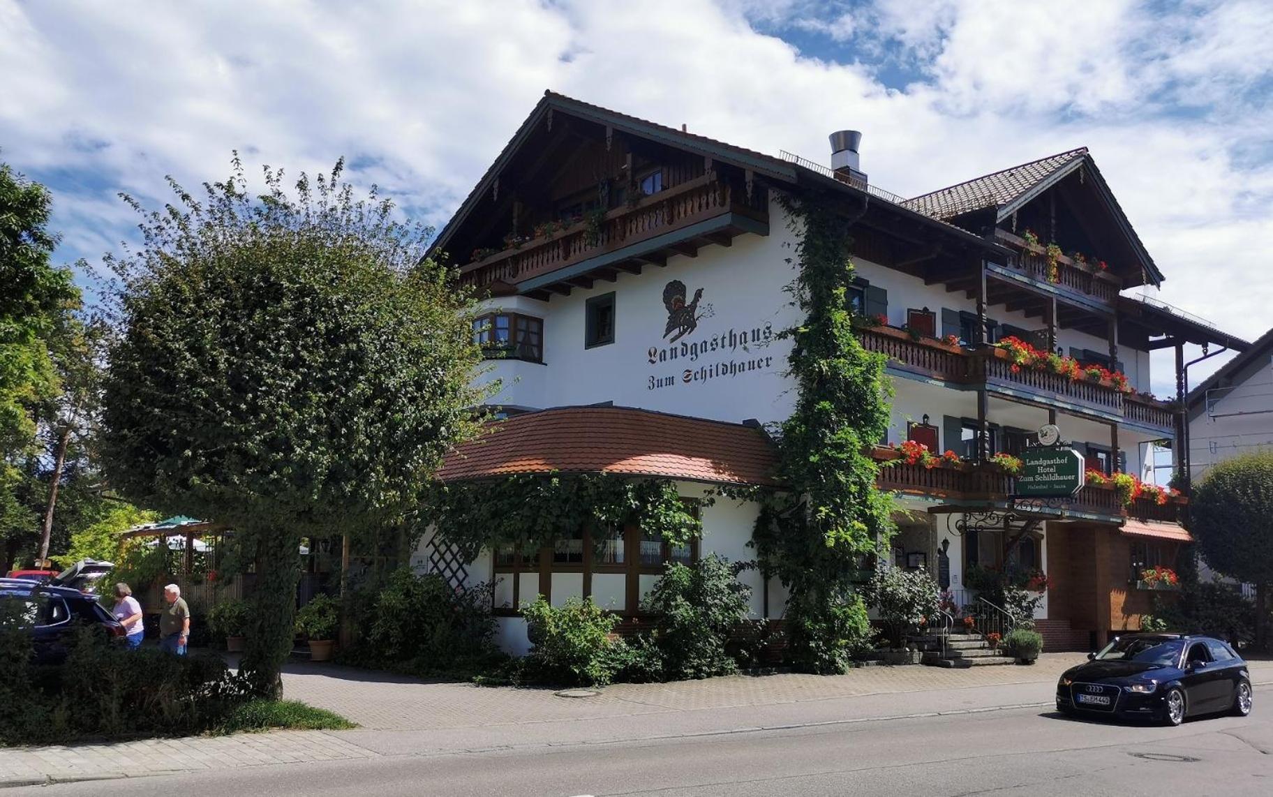 Hotel Landgasthof Zum Schildhauer Halfing Esterno foto